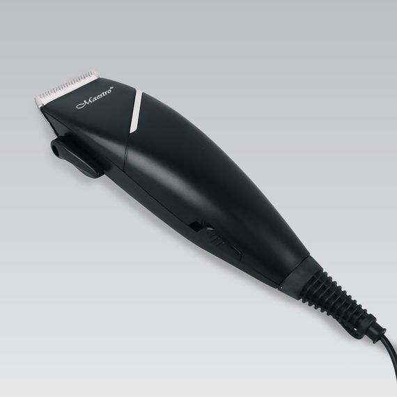 Машинка для стрижки волос Maestro MR-653C-BLACK, проводная, с насадками