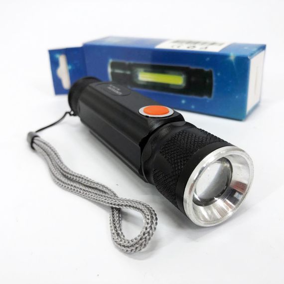 Ручной светильник с мощным лучом, Светодиодный фонарик Аккумуляторный фонарь, Фонарь ручной батарей NT-33 | Зображення 1