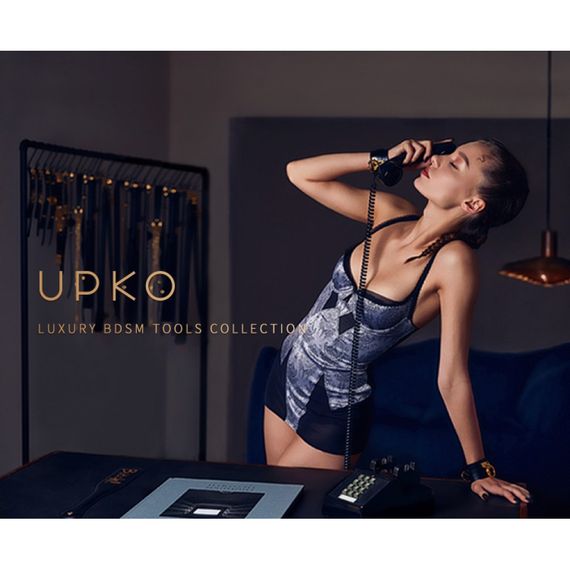 М'який шкіряний хлист з бутоном троянди на рукоятці Soft Whip UPKO sexstyle | Зображення 7