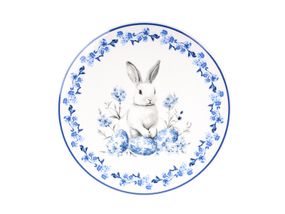 Сервировочная керамическая тарелка Easter Story: Лесной Кролик Midi, 21 см