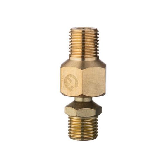 Шарнір поворотний, зовнішня різьба 1/4 "- 1/4", латунь INTERTOOL PT-2208 | Зображення 2