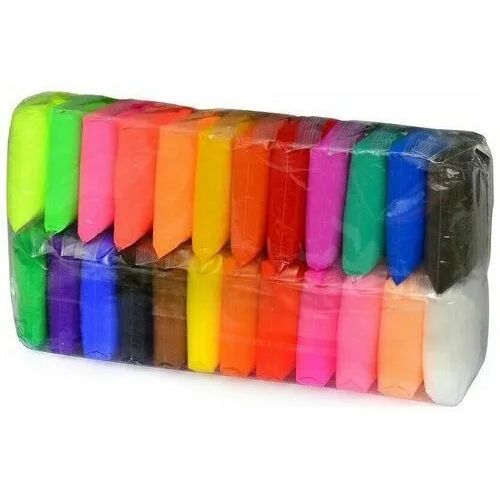 Легкий повітряний пластилін 24 кольори для ліплення з інструментами набір для творчості художній | Зображення 9