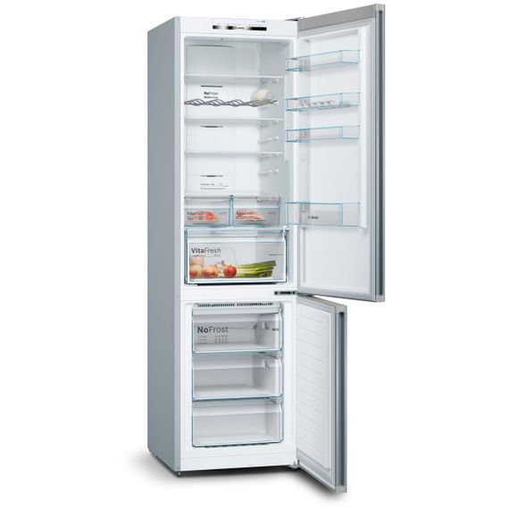 Холодильник з нижньою морозильною камерою BOSCH KGN39VL316, нержавіюча сталь (KGN39VL316) | Зображення 1