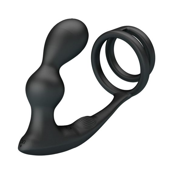 Анальна пробка з ерекційним кільцем - Mr Play Remote Control Vibrating Prostate Massager Sex Aura | Зображення 2