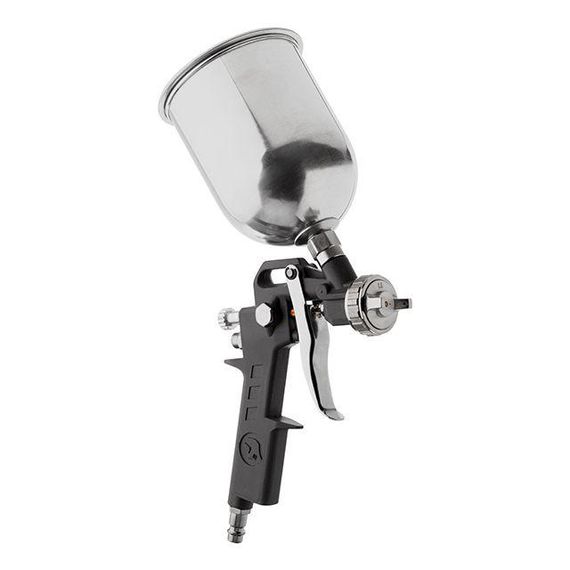 Фарбопульт пневматичний HP, форсунка 1.5 мм, верхній металевий бачок 600 мл, 5bar INTERTOOL PT-02051 | Зображення 3