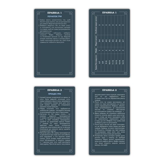 Настольная игра Мафия. Игра для компании | Зображення 6