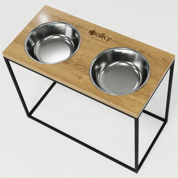 Миски на подставке для больших собак Hollky Base XL40 (2 × 1,8 л) BXL40-522640-BLNT | Зображення 7