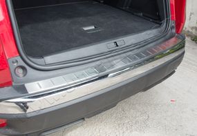 Накладка на задний бампер OmsaLine (нерж) для Peugeot 3008 2016↗ гг.