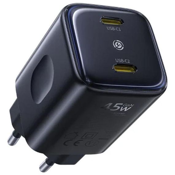 МЗП Baseus PicoGo AN13 Fast Charger 45W (2USB-C) (E0121F) Cosmic Black