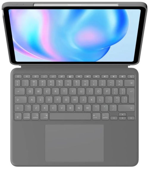 Чохол-клавіатура для планшета Logitech Combo Touch для iPad Air 13" (M2 and M3) Oxford Gray 920-012618 L920-012618 сірий | Зображення 1