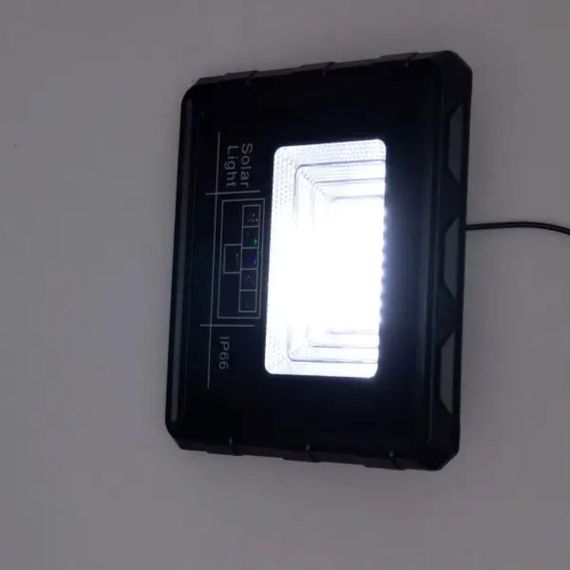 Вуличний LED ліхтар на сонячних батареях 200х55мм прожектор світлодіодний вуличний 60 LED 100 Вт із сонячною панеллю HP-5-73 | Зображення 3
