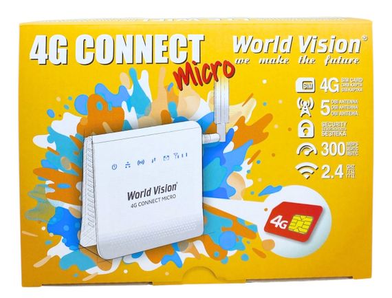 Роутер 3G 4G 150 Мбіт/с World Vision Connect micro слот для сім карти вихід під антену | Зображення 7