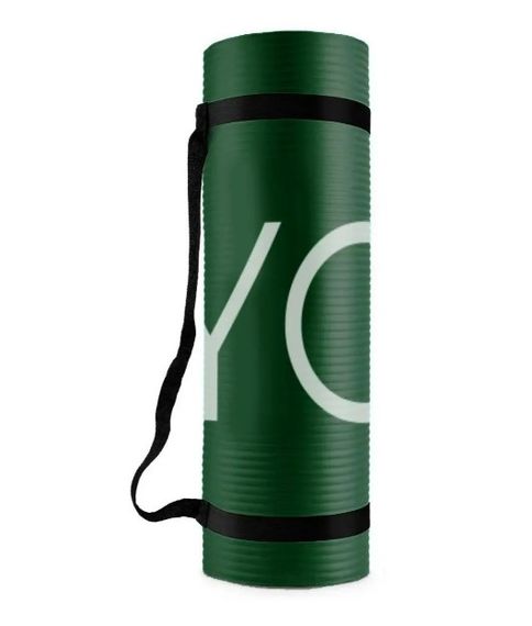 Килимок для йоги та фітнесу PowerPlay 4151 NBR Performance Mat Зелений (183x61x1.5) (PP_4151_Green) | Зображення 8