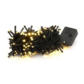 Гірлянди 200LED Кулька матова (White), 8 режимів, 5 метрів, чорна ізоляція, BOX