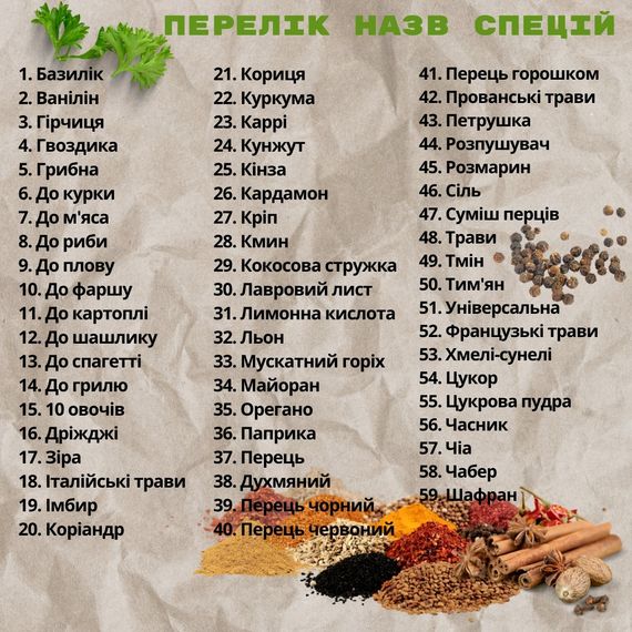 Контурные наклейки для специй с прозрачным фоном и чёрным шрифтом 59 шт. | Зображення 6