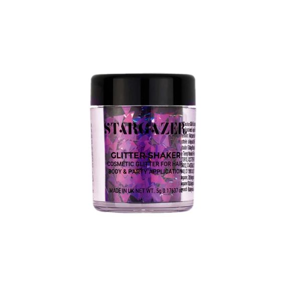Глиттер-шейкер Фиолетовые Треугольники Stargazer Shapes Glitter Shaker Purple Triangle