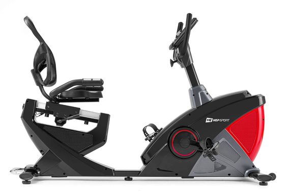 Горизонтальний велотренажер Hop-Sport HS-070L Helix червоний iConsole+ | Зображення 9