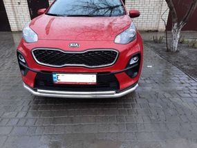 Передняя защита ST014 (нерж) для Kia Sportage 2015-2021 гг