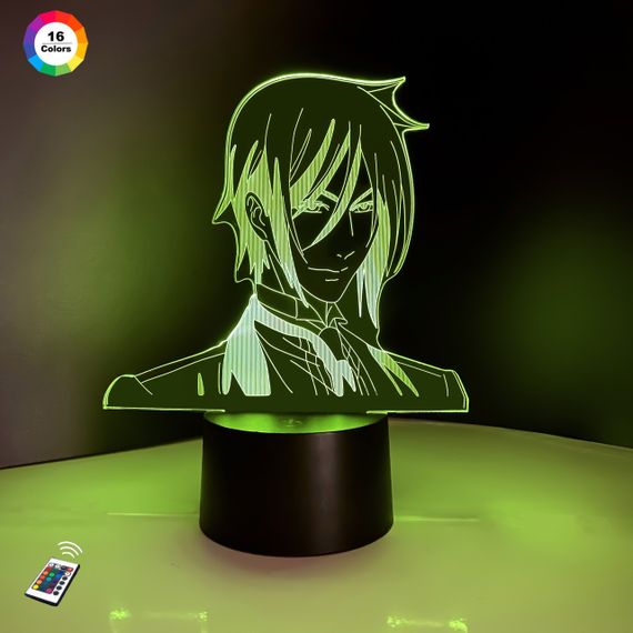 3D светильник ночник с пультом "Себастьян Михаэлис 2" 3DTOYSLAMP
