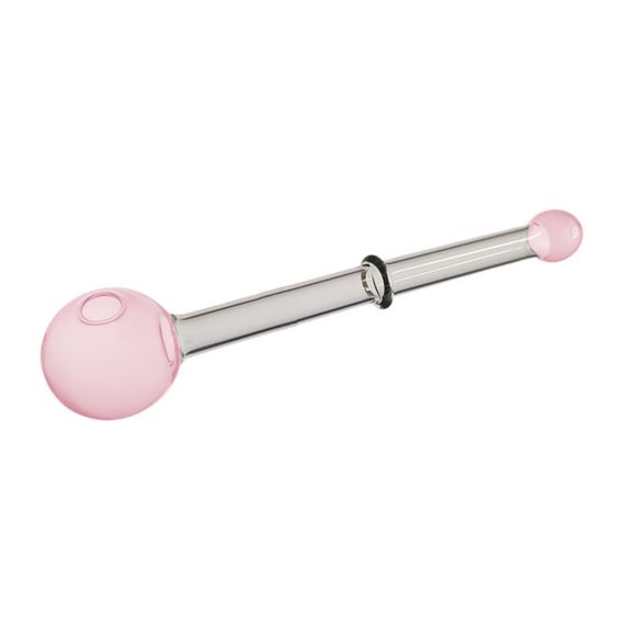 Стеклянная Трубка "Bubble Oil Pipe Pink" | Зображення 1