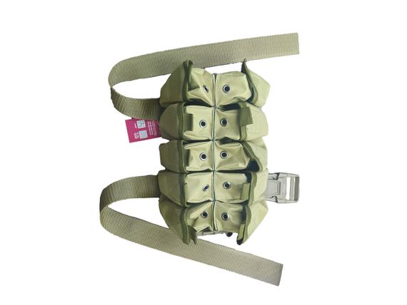 Підсумок для пострілів ВОГ 10шт на ногу M&M Вид 1 Coyote Койот (213347) | Зображення 2