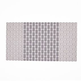 Килимок для ванної туалету душу із полівінілхлориду на присосках 73×40 см HP-42-7G