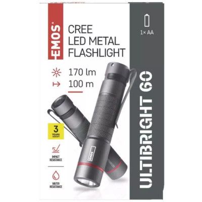 Ліхтар EMOS P3160 170Lm 1AAA Metal (P3160) | Зображення 4