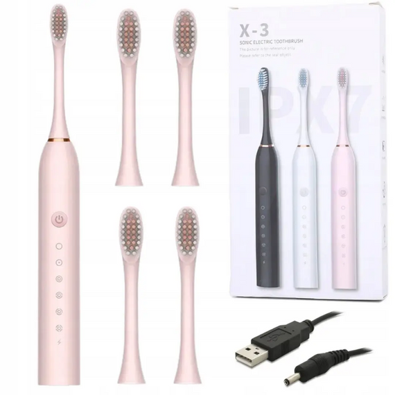 Щітка для зубів Sonic Toothbrush X-3, Електрична зубна щітка   знижка | Зображення 2