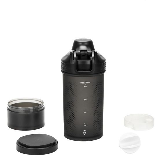 Спортивний шейкер Fitseven Infinity UZSPACE 1110(Black) 550 мл, чорний | Зображення 1