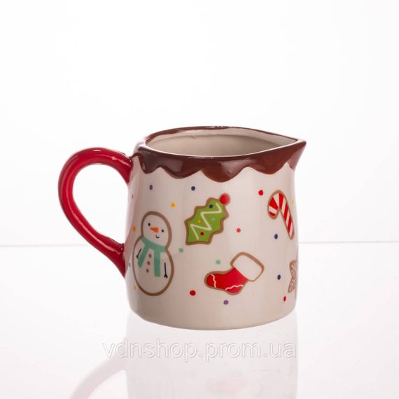 Молочник фарфоровый Merry Christmas 350 (мл) CR-1-43 | Зображення 3