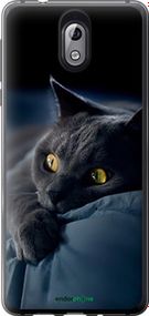 Чохол на Nokia 3.1 Димчастий кіт "825u-1530-2448"