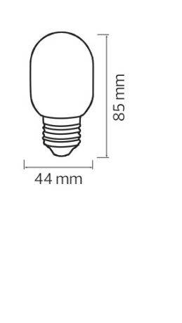 Лампа Діодна "COMFORT" 1W E27 A45 (RGB) | Зображення 1
