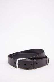 Чоловічий ремінь із шкірзаму чорного кольору 196R35H1W2-1