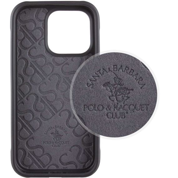 Шкіряний чохол Polo Santa Barbara Barton для Apple iPhone 16 Pro Max (6.9") Black / Navy | Зображення 7