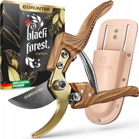 Секатор GRUNTEK PROFI Black Forest Edition 295216012 в кобурі (18 мм)