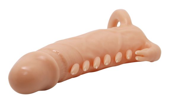 Подовжуюча насадка (подовжує на 4 см) PREETTY LOVE - Penis Sleeve Emmitt, BI-026246 Sex Aura | Зображення 6