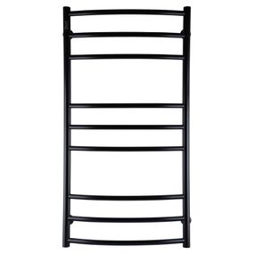 Рушникосушарка UNIO LDE W 1000-500-9 BLK Драбинка Дуга Еліт чорна (21552)