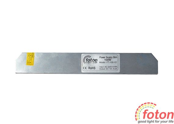Блок живлення FT-100-12 Slim Premium (180 x 47 x 29 мм) | Зображення 2