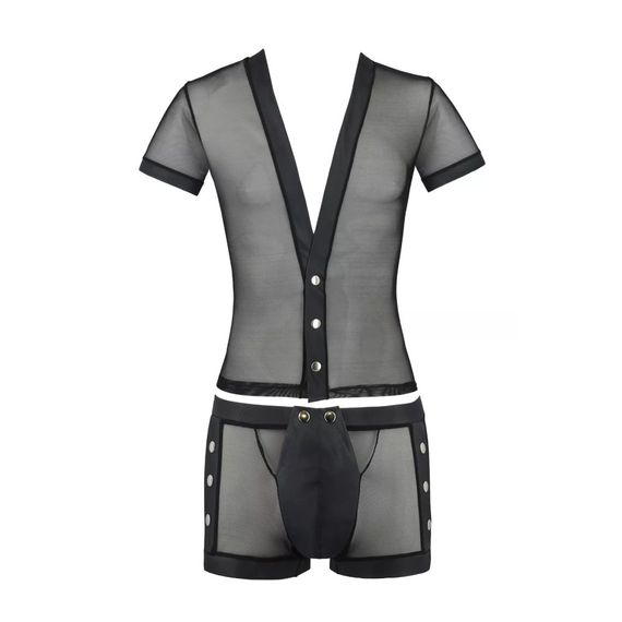 Комплект чоловічий 052 SET MICHAEL black L/XL - Passion | Зображення 2