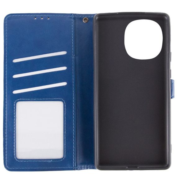 Кожаный чехол-книжка GETMAN Gallant (PU) для TECNO Spark Go 1 (KL4) Красный Синий | Зображення 6