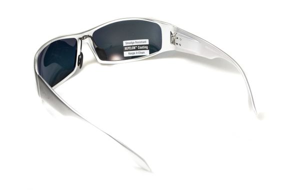 Окуляри захисні Global Vision Bad-Ass-1 Silver (G-Tech™ red) дзеркальні червоні в сріблястій металевій оправі | Зображення 4