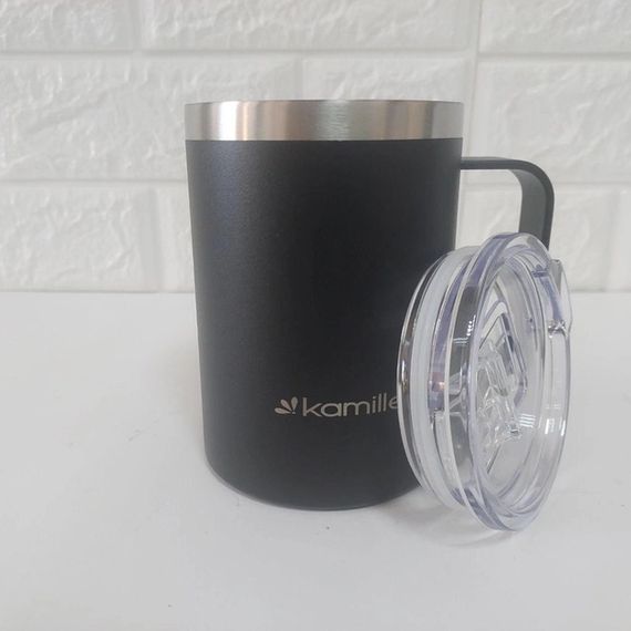 Термокухоль Kamille KM-2159 360 мл чорний | Зображення 2