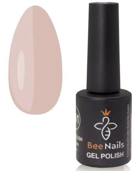 Гель-лак для нігтів Bee Nails 073 (кашеміровий) 8мл | Зображення 1