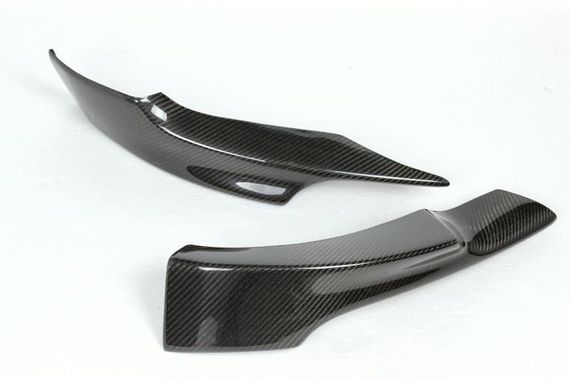 Накладки на передній бампер Flap (для E92/E93 M-Sport 2006-2009, Карбон) для BMW 3 серія E-90/91/92/93 рр | Зображення 7