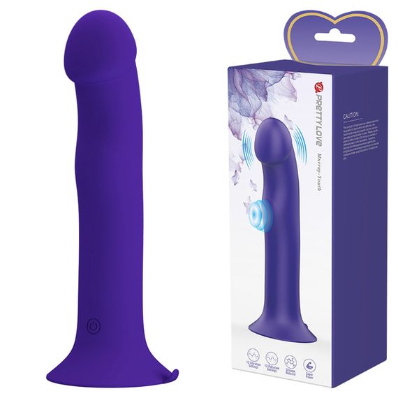 Вибратор PRETTY LOVE Murray - Youth, 12 pulse wave settings 12 vibration functions Suction base Sex Aura