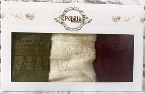 Набір 3 кухонних рушника Pupilla Bamboo Erden 30х50см