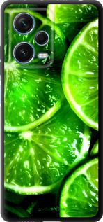 Чохол на Xiaomi Redmi Note 12 Pro+ 5G Зелені часточки лимона "852b-3612-2448"