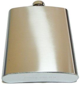 Фляга из пищевой нержавеющей стали (глянец/чистая) SG16