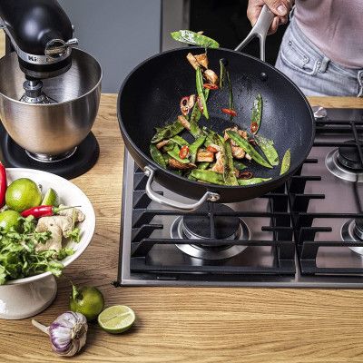 Сковорода KitchenAid Wok FHA 30 см з керамічним покриттям (CC005696-001) | Зображення 6