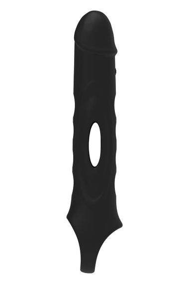 Насадка на пеніс із вібрацією Dream Toys Ramrod та пультом управління, чорна Sex Aura | Зображення 3